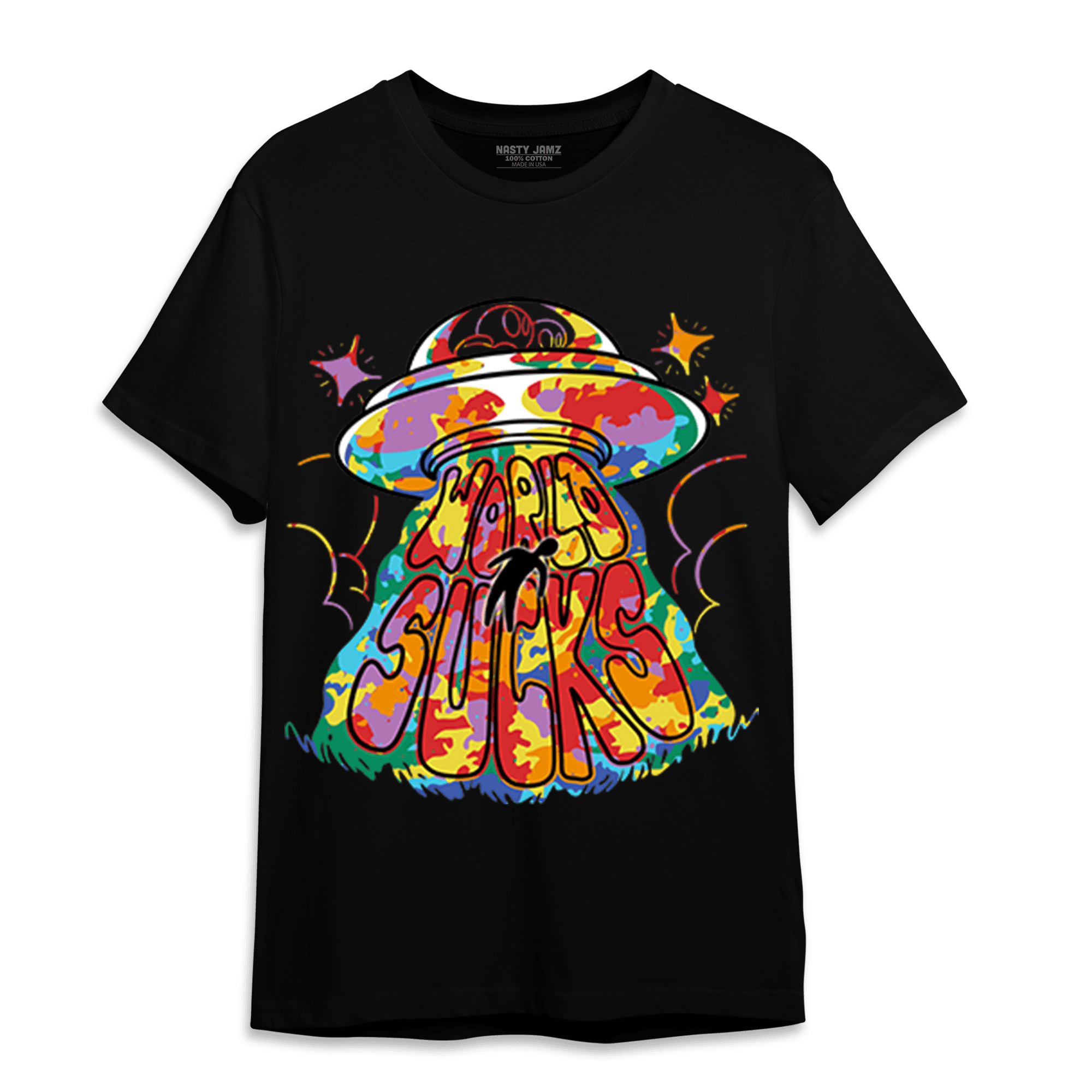 Mid GS Six Championships 1s T Shirt Match World Sucks - NastyJamz