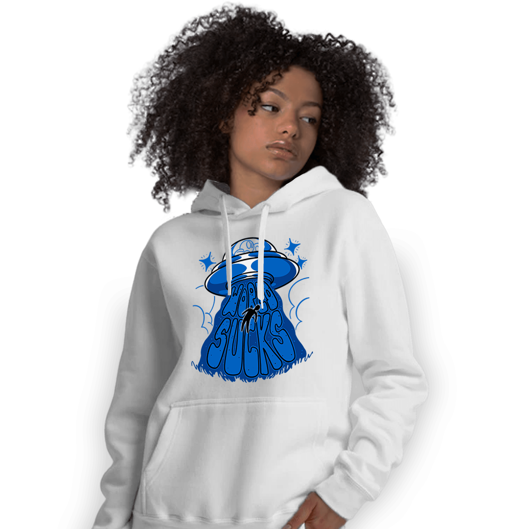Royal Reimagined 1s Hoodie Match World Sucks - NastyJamz