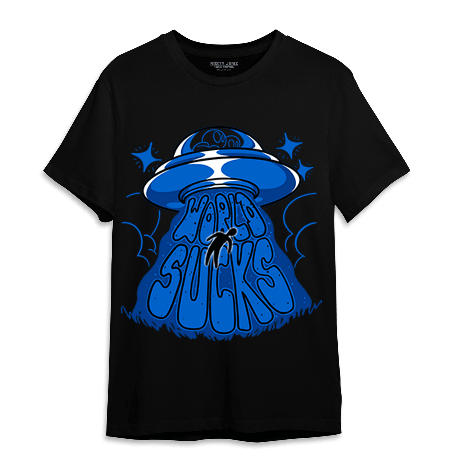 Royal Reimagined 1s T Shirt Match World Sucks - NastyJamz