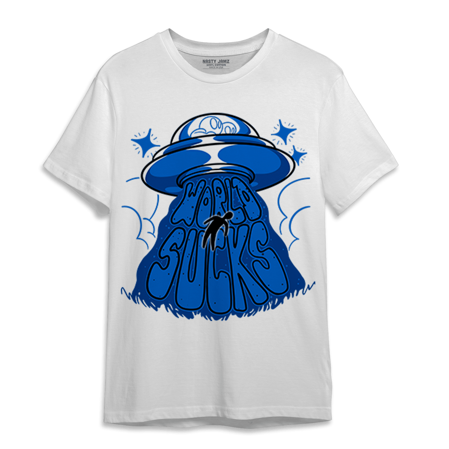 Royal Reimagined 1s T Shirt Match World Sucks - NastyJamz