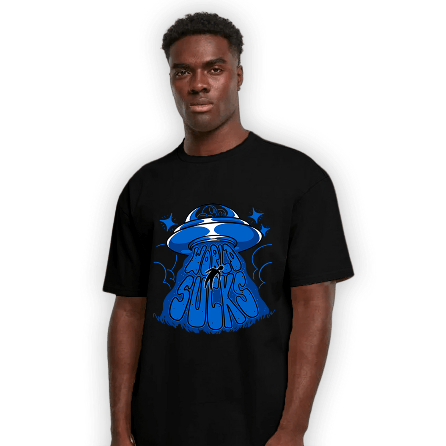 Royal Reimagined 1s T Shirt Match World Sucks - NastyJamz