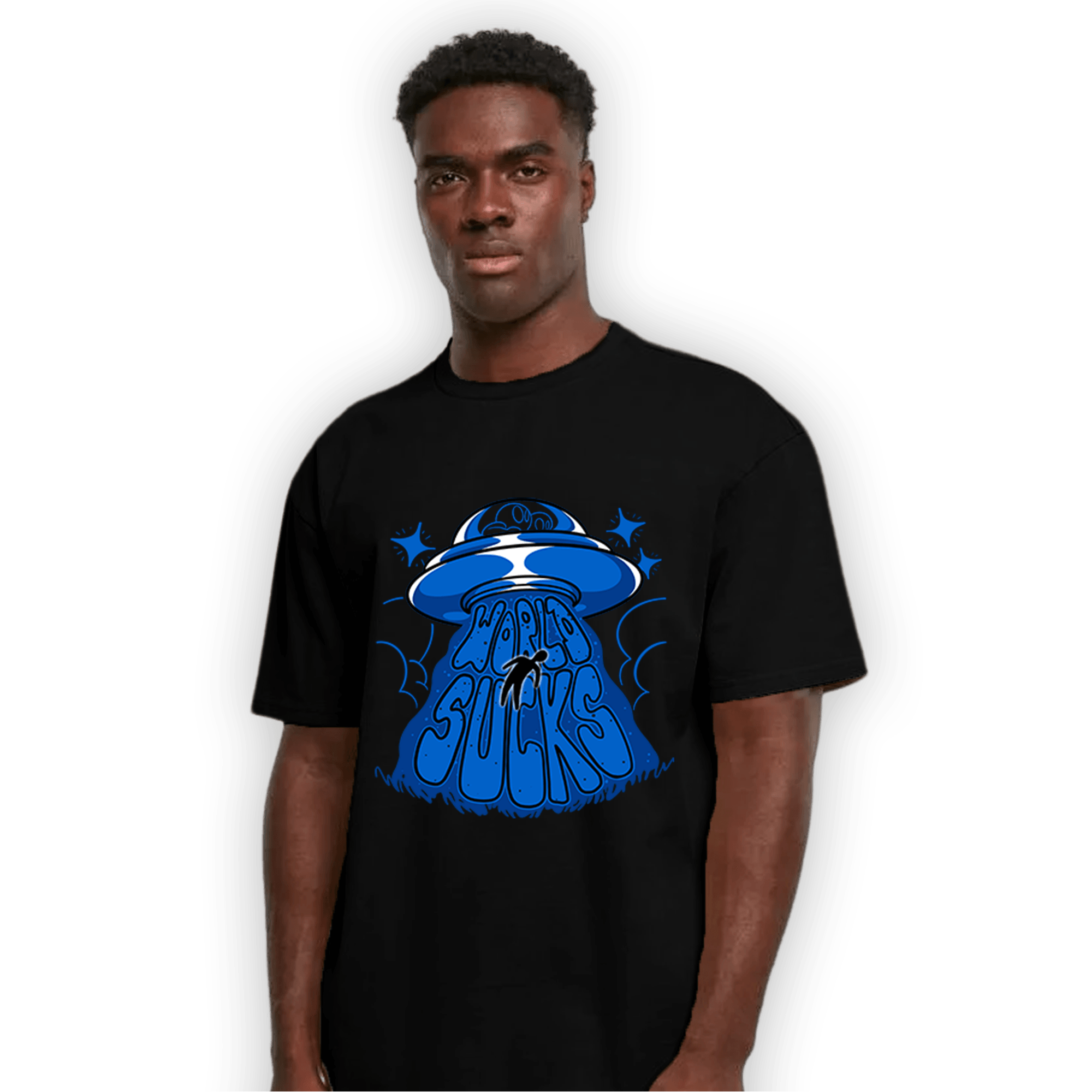 Royal Reimagined 1s T Shirt Match World Sucks - NastyJamz