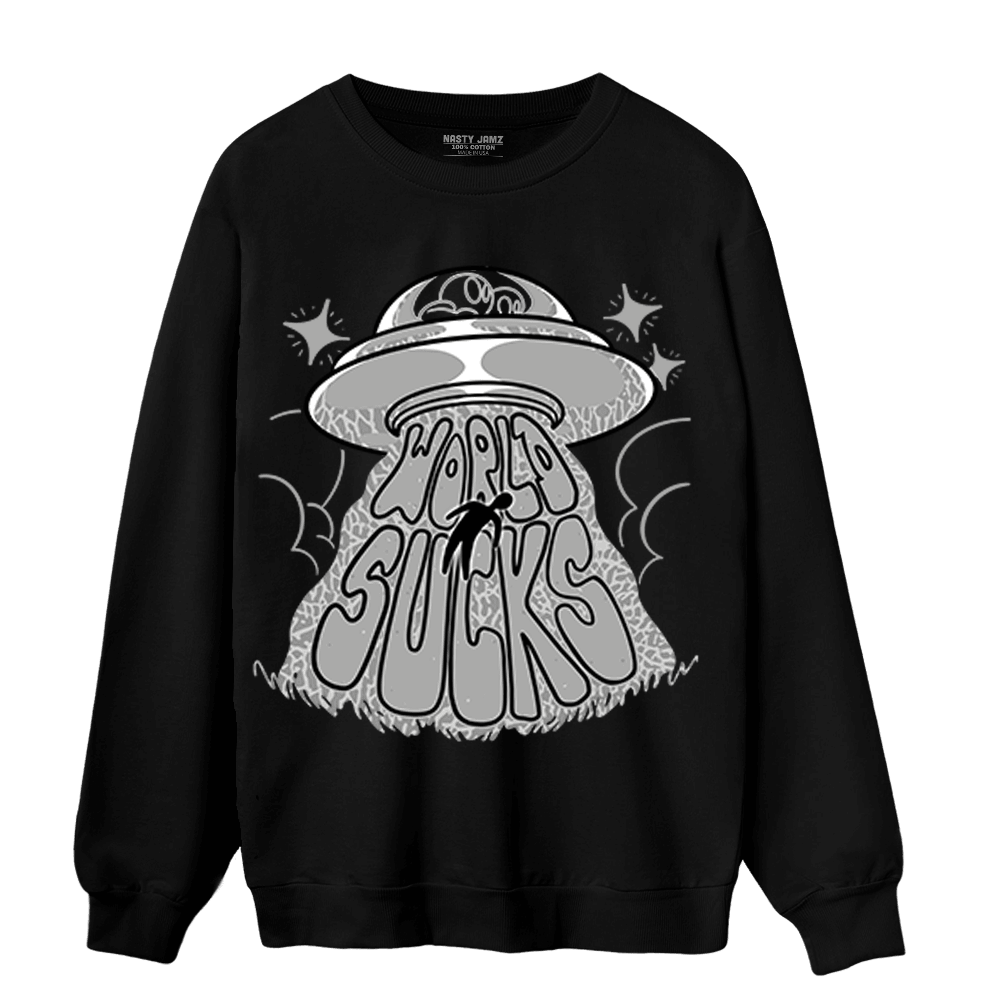Craft Ivory 3s Sweatshirt Match World Sucks - NastyJamz