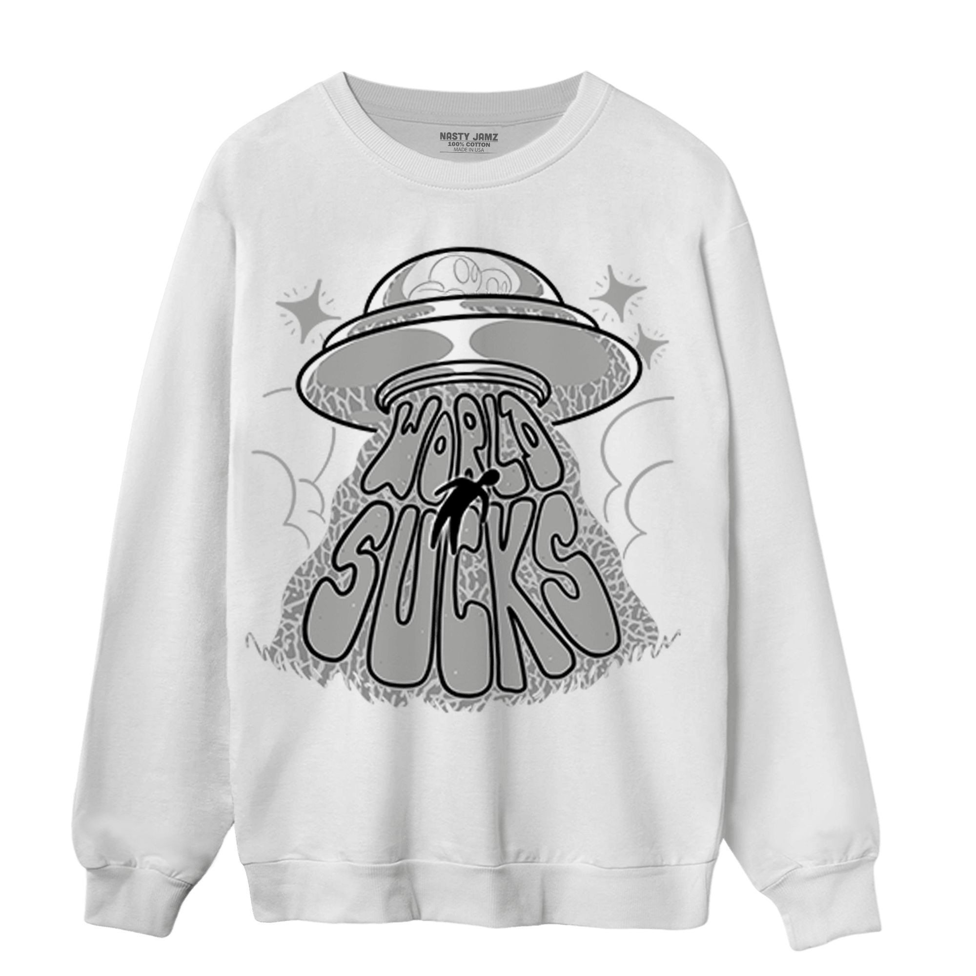 Craft Ivory 3s Sweatshirt Match World Sucks - NastyJamz