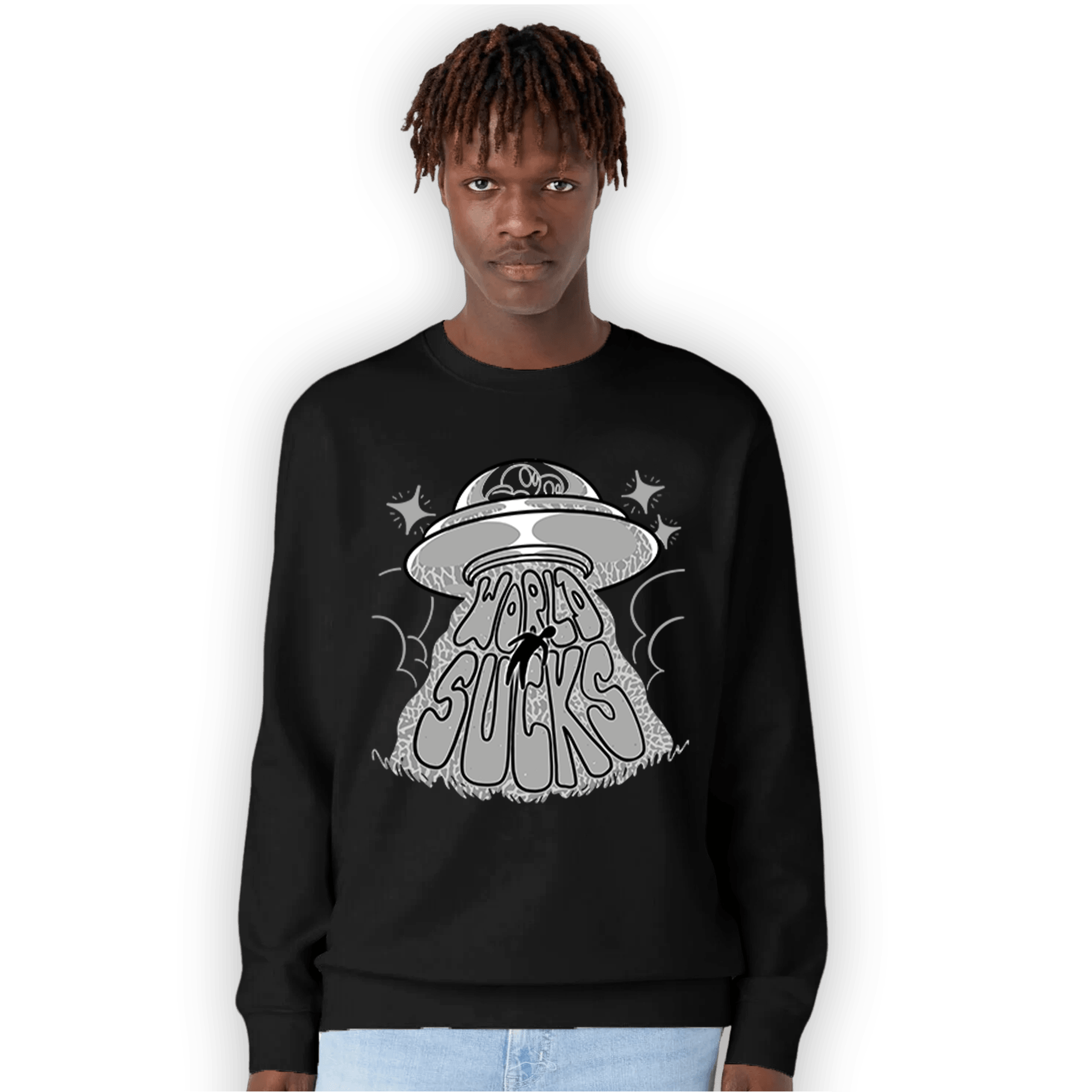 Craft Ivory 3s Sweatshirt Match World Sucks - NastyJamz