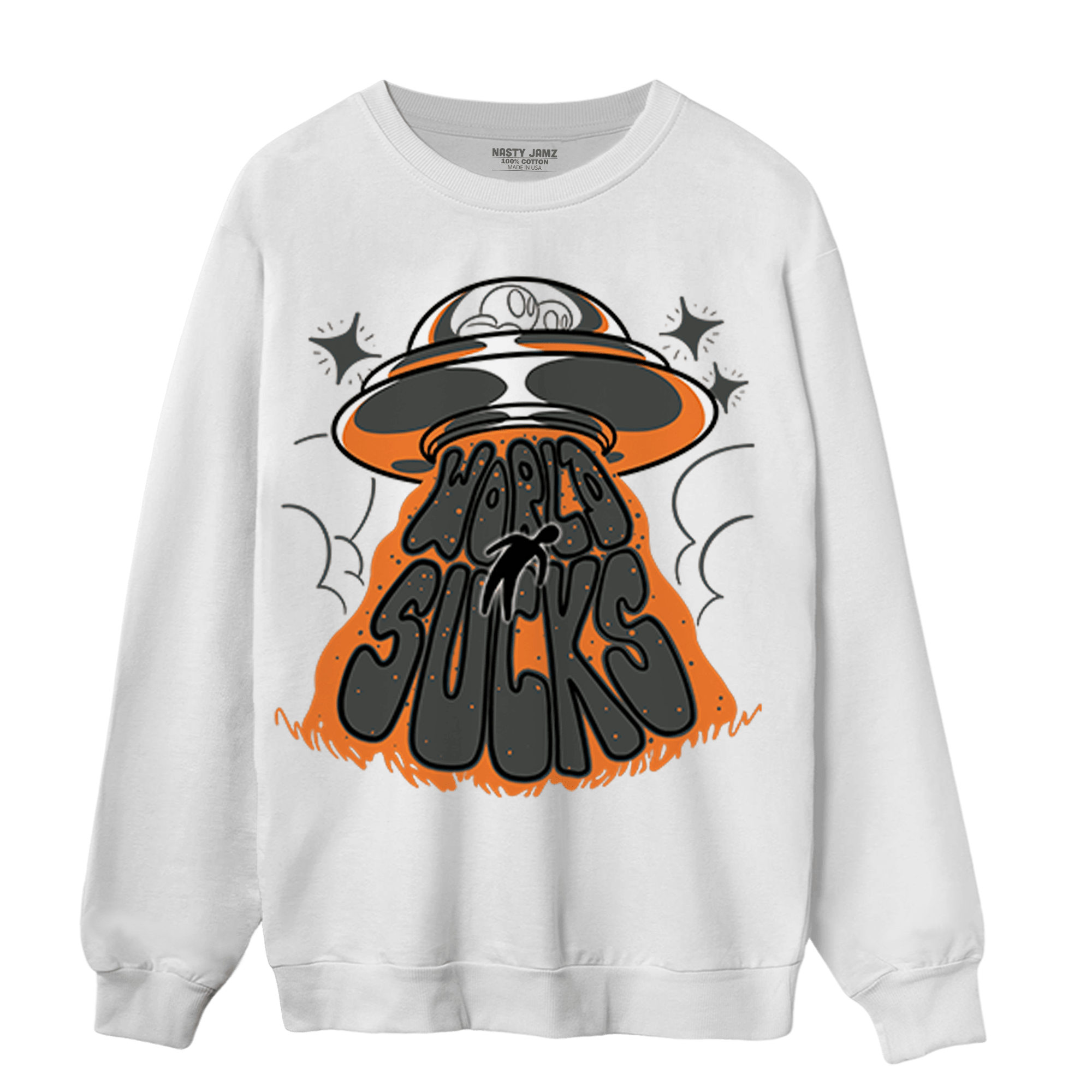 Fear Pack 3s Sweatshirt Match World Sucks - NastyJamz