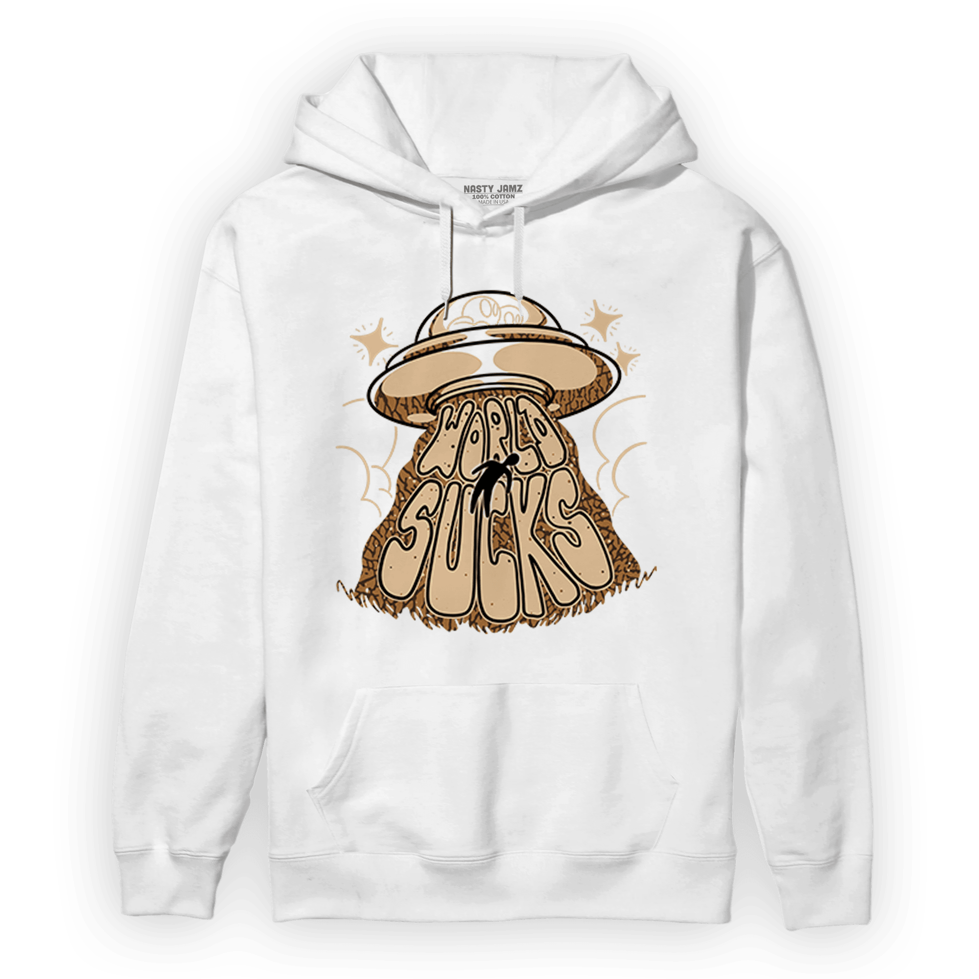 Palomino 3s Hoodie Match World Sucks - NastyJamz