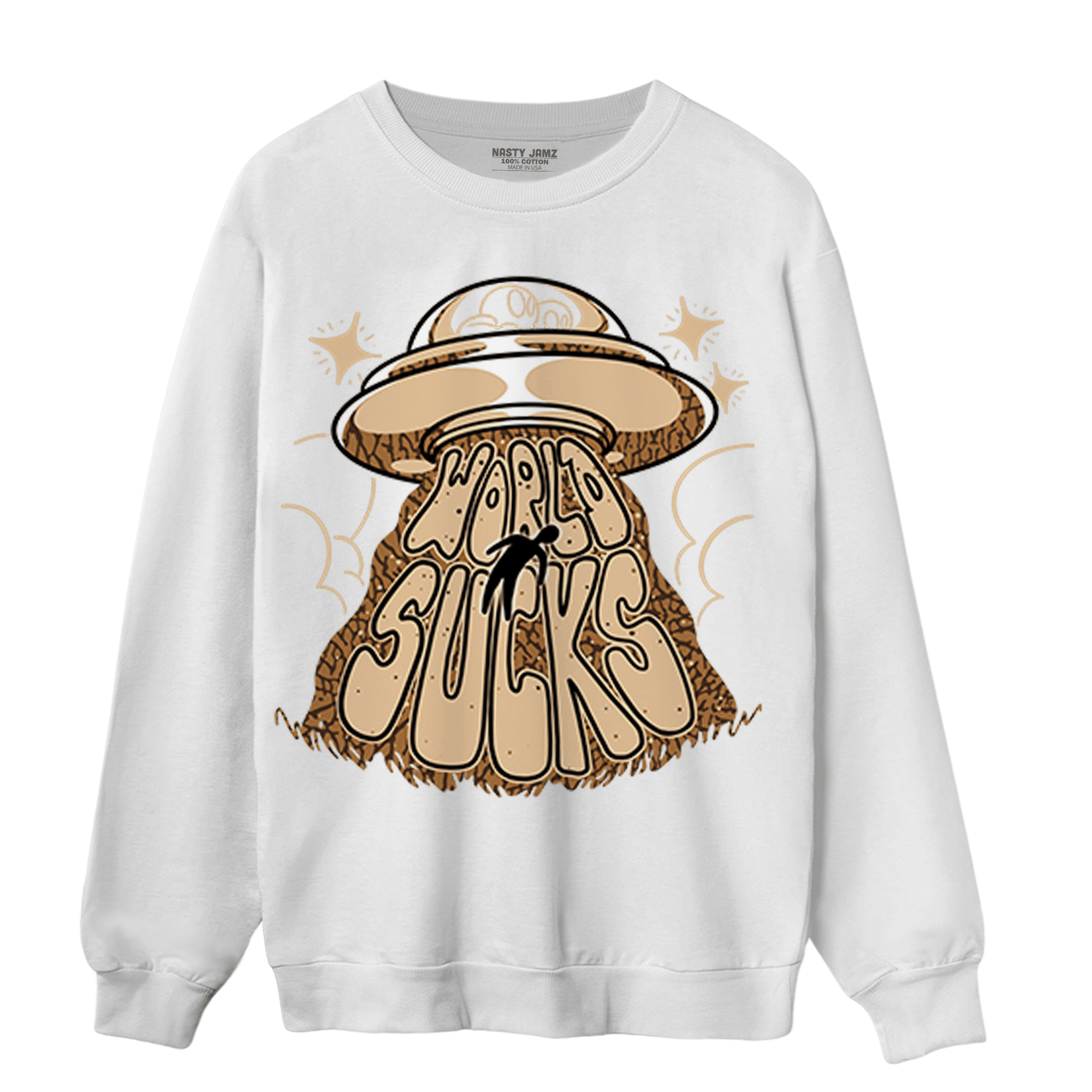 Palomino 3s Sweatshirt Match World Sucks - NastyJamz