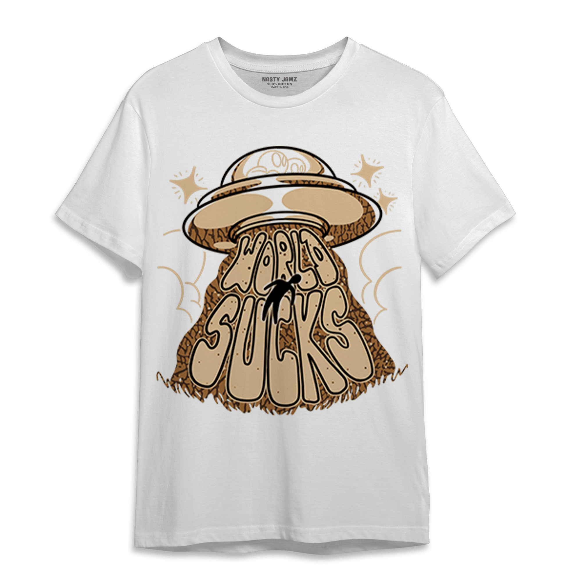 Palomino 3s T Shirt Match World Sucks - NastyJamz