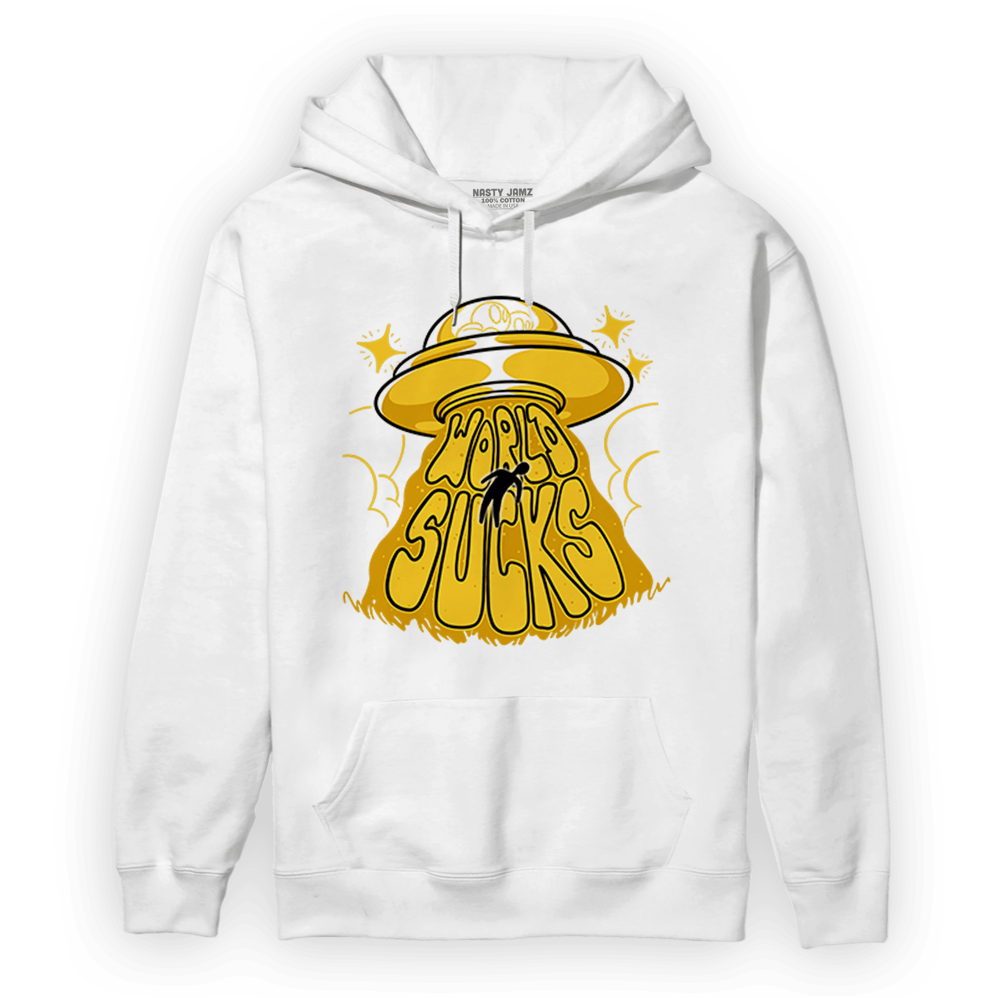 Yellow Ochre 6s Hoodie Match World Sucks - NastyJamz