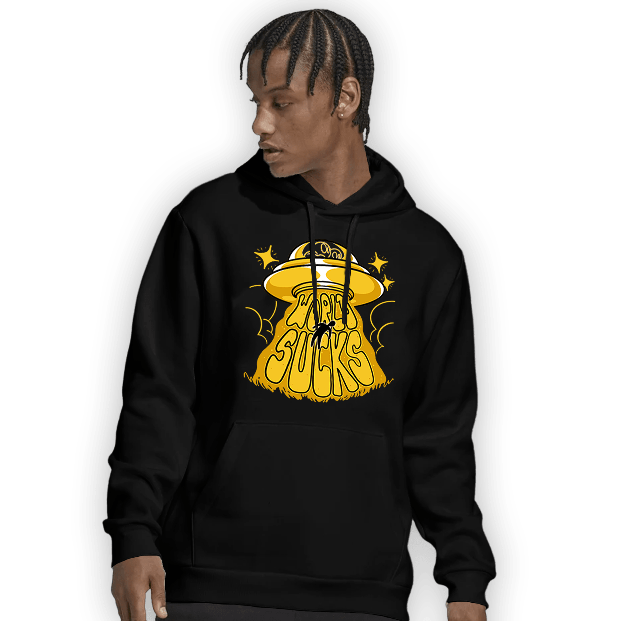 Yellow Ochre 6s Hoodie Match World Sucks - NastyJamz