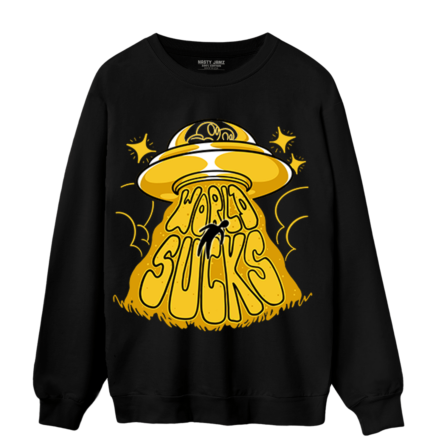 Yellow Ochre 6s Sweatshirt Match World Sucks - NastyJamz