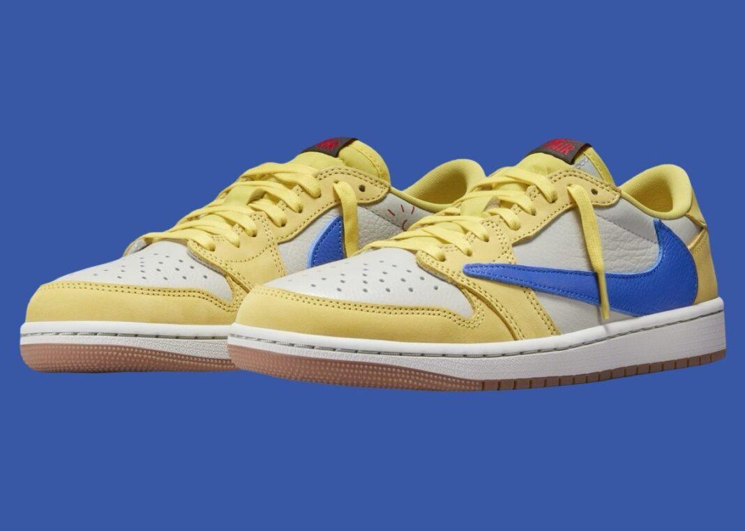 Travis Scott Air Jordan 1 Low OG Canary - NastyJamz