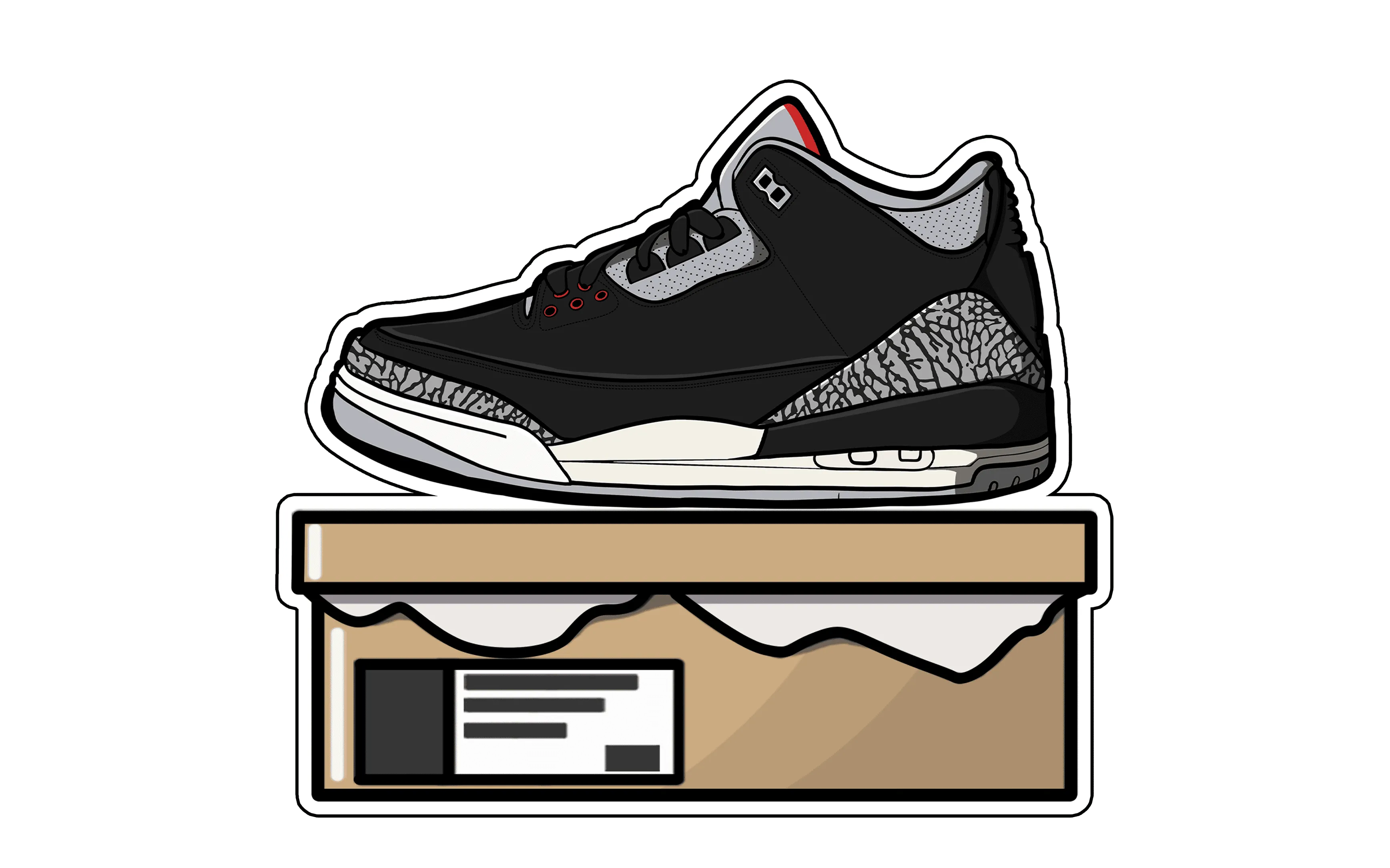 AJ 3 Black Cement