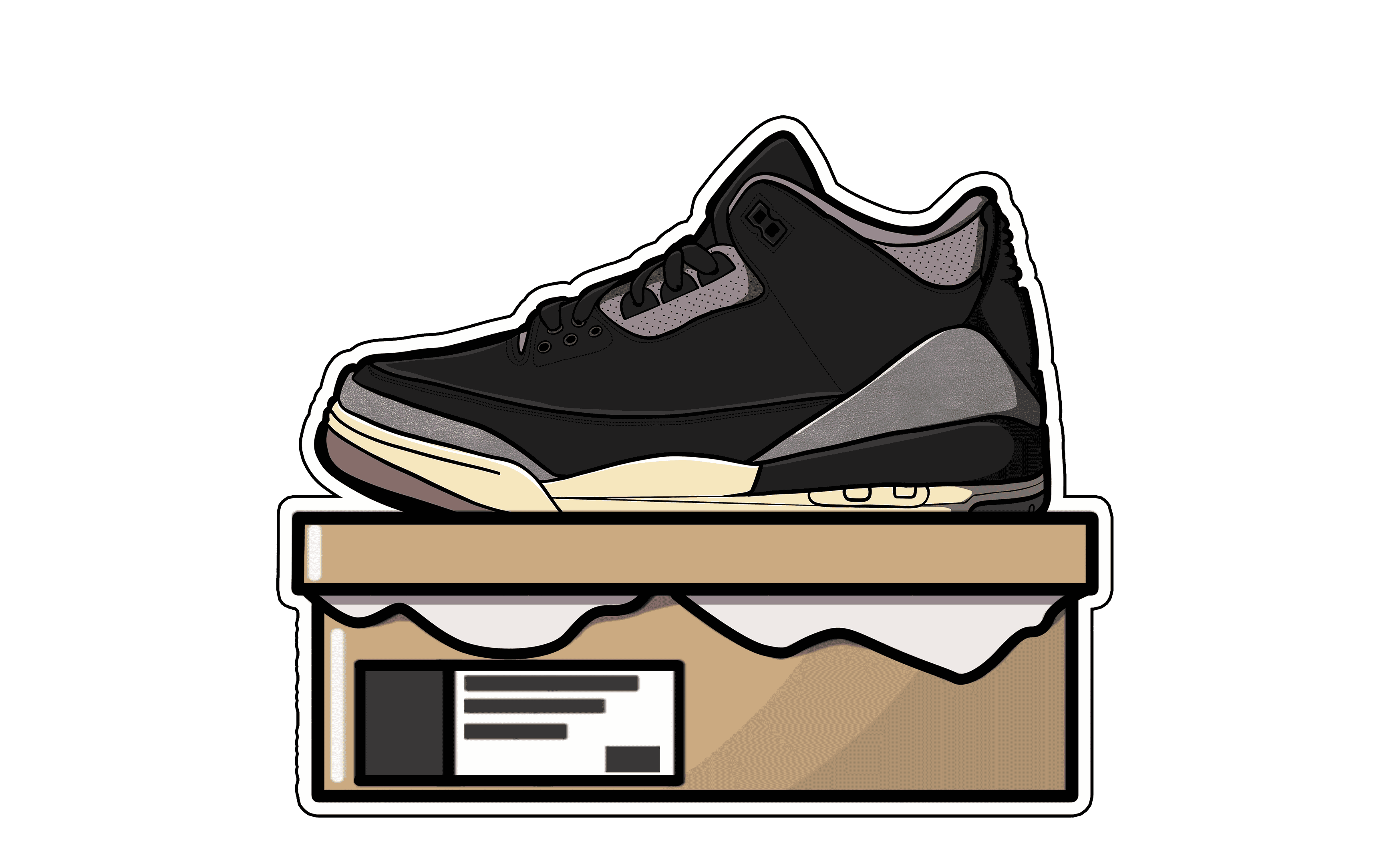 AJ 3 Black Violet Ore