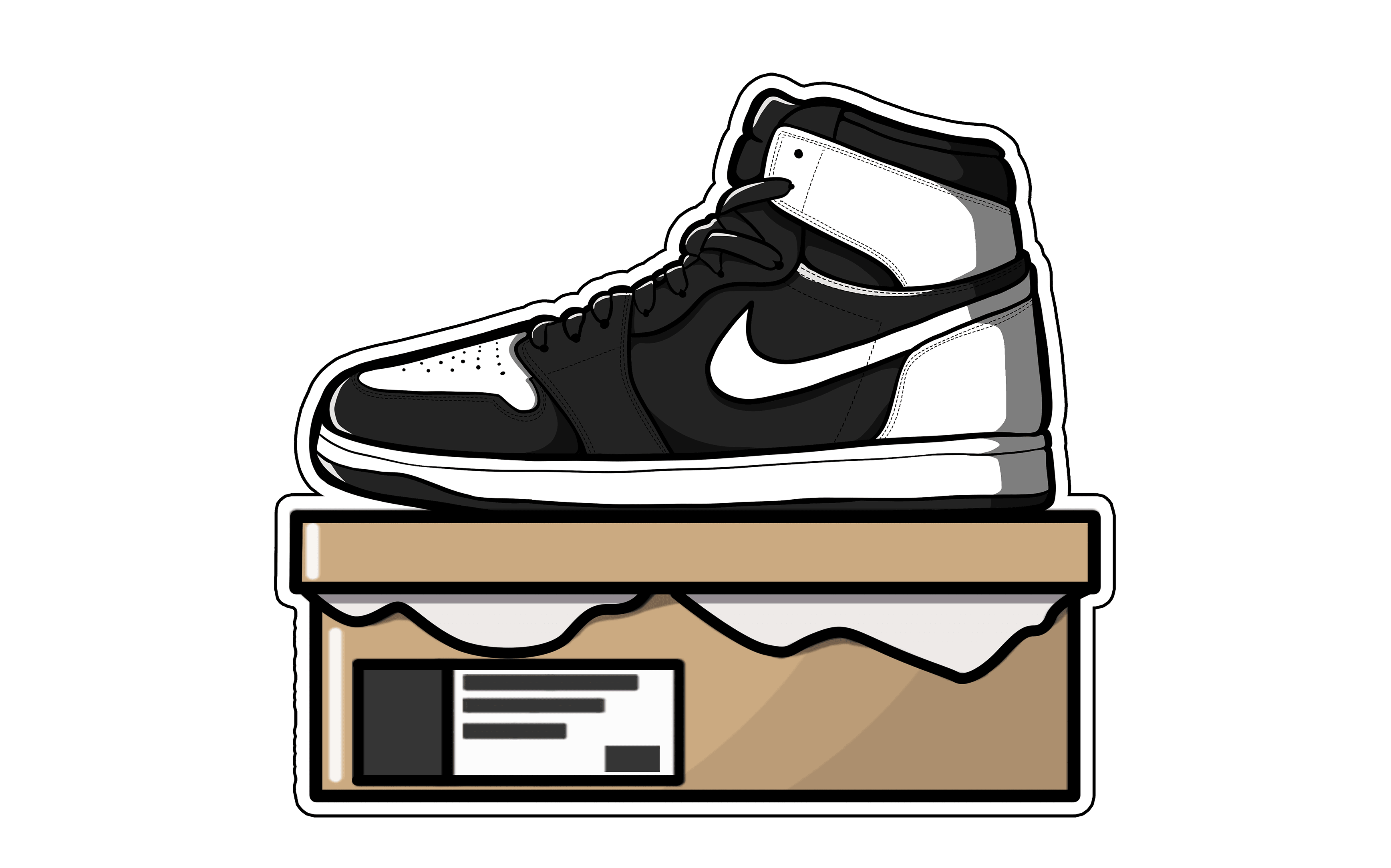 Jordan 1 Retro High OG Black White - NastyJamz