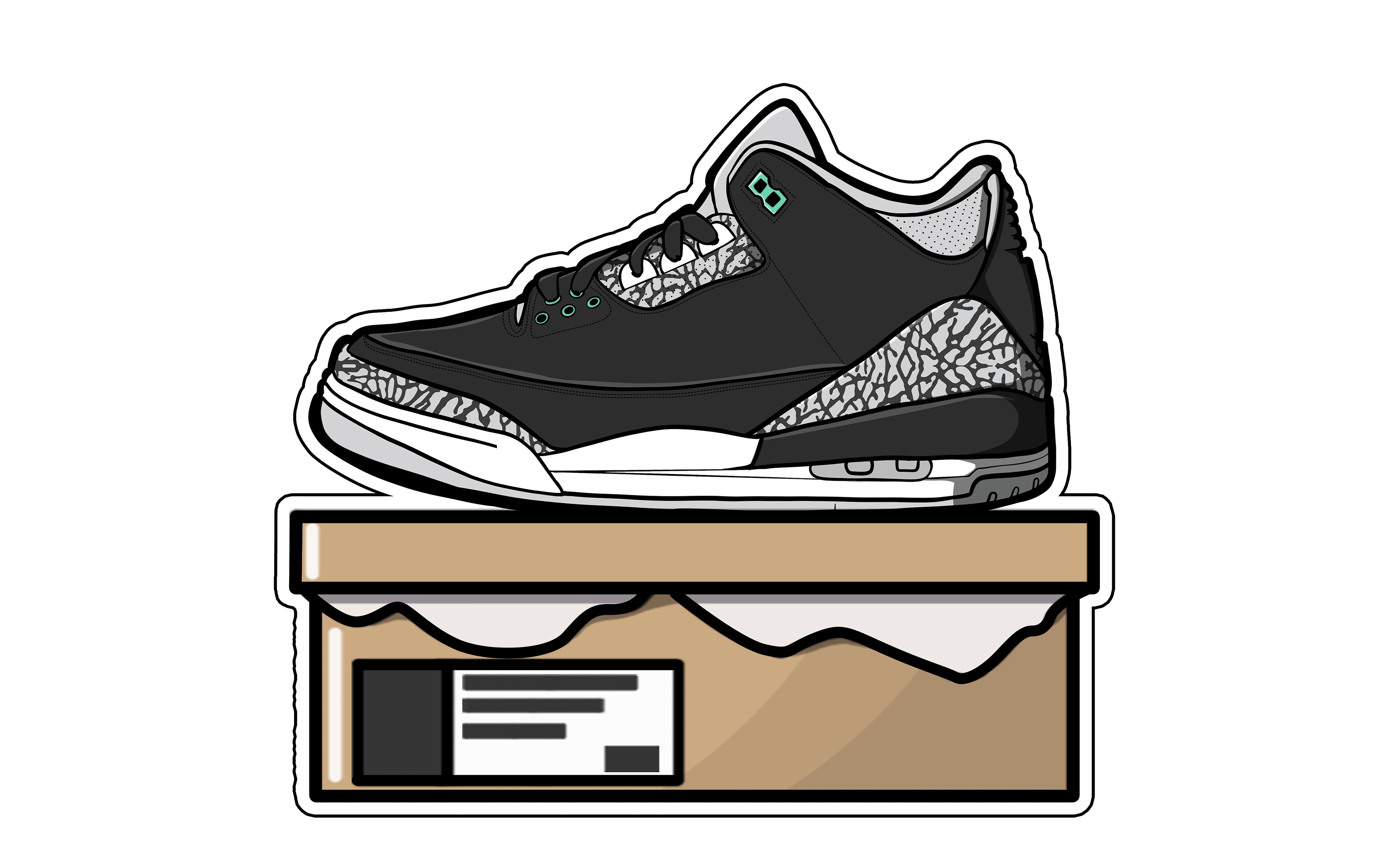 Jordan 3 Green Glow - NastyJamz