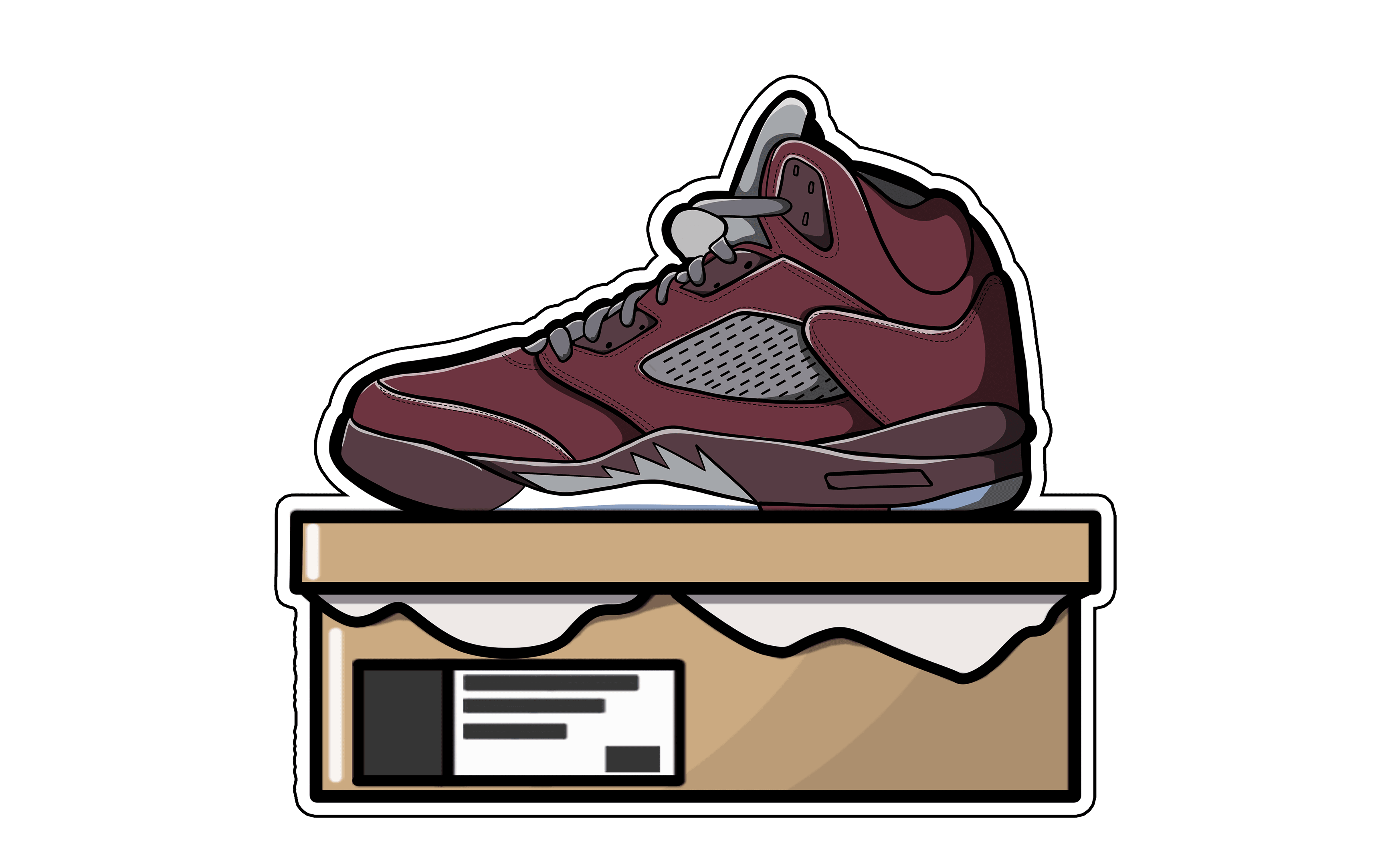 Jordan 5 Burgundy - NastyJamz