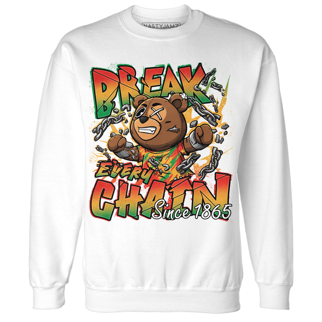 BER Break Chain Juneteeth Sweatshirt - NastyJamz