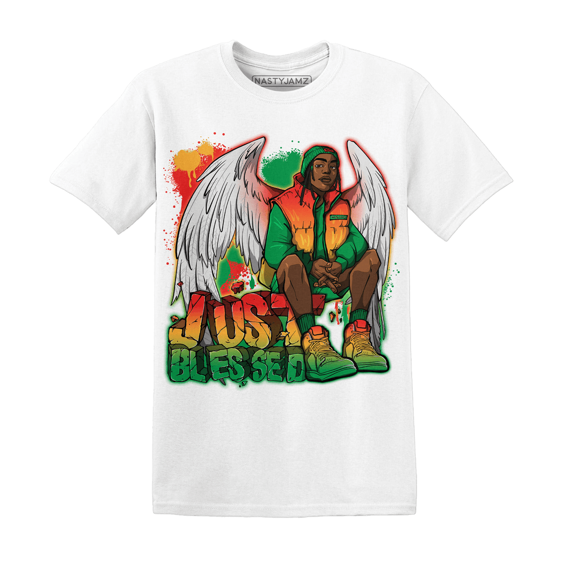 Just Blessed Juneteeth T Shirt - NastyJamz