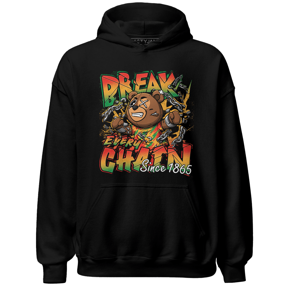 BER Break Chain Juneteeth Hoodie - NastyJamz