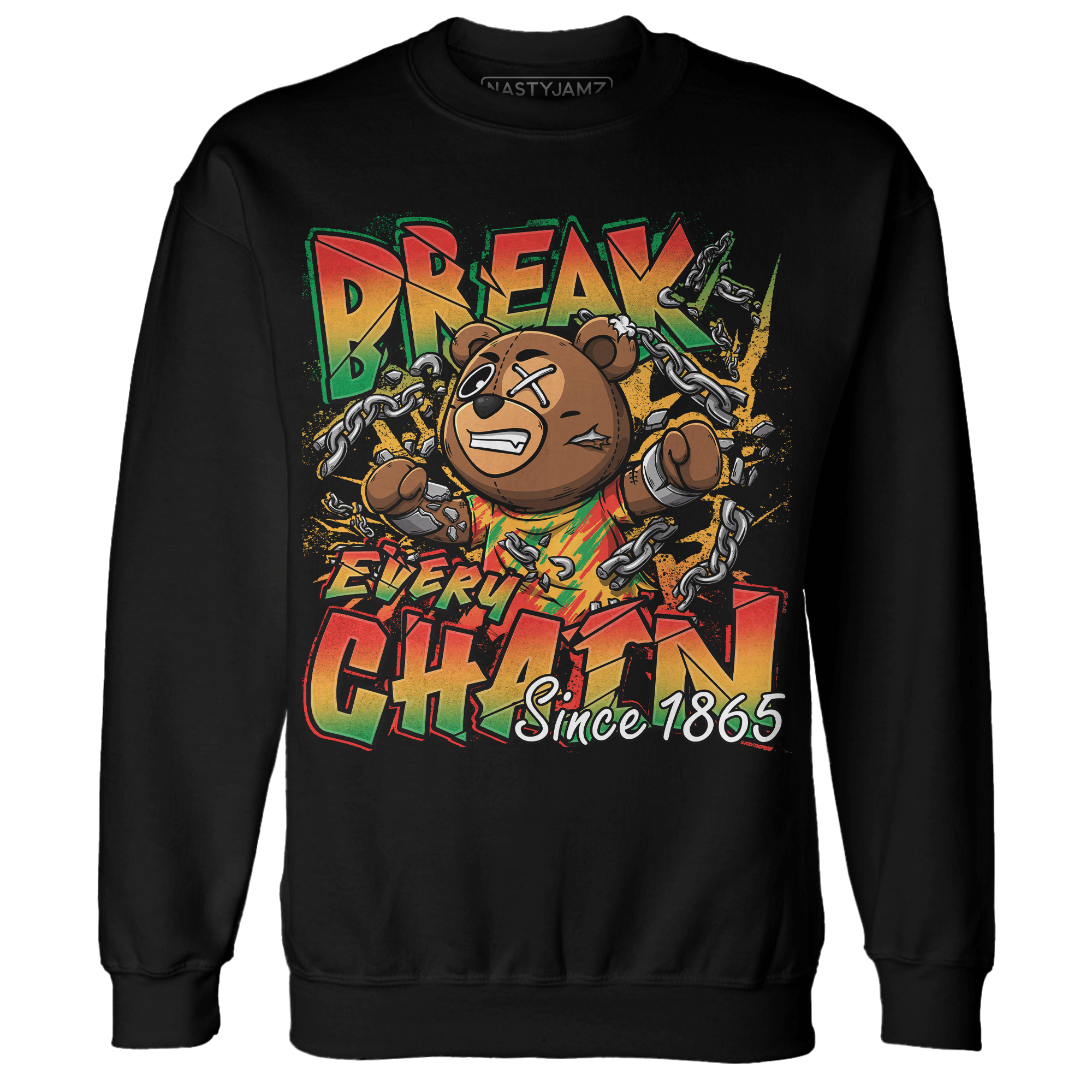 BER Break Chain Juneteeth Sweatshirt - NastyJamz