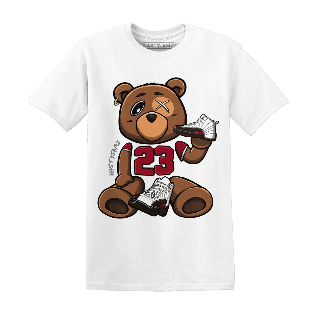 Retro-Red-Taxi-12s-T-Shirt-Match-23-BER-Body