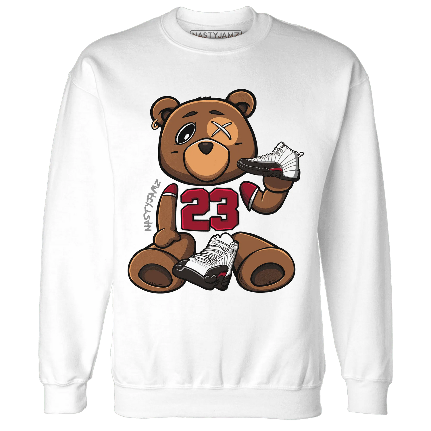 Retro-Red-Taxi-12s-Sweatshirt-Match-23-BER-Body