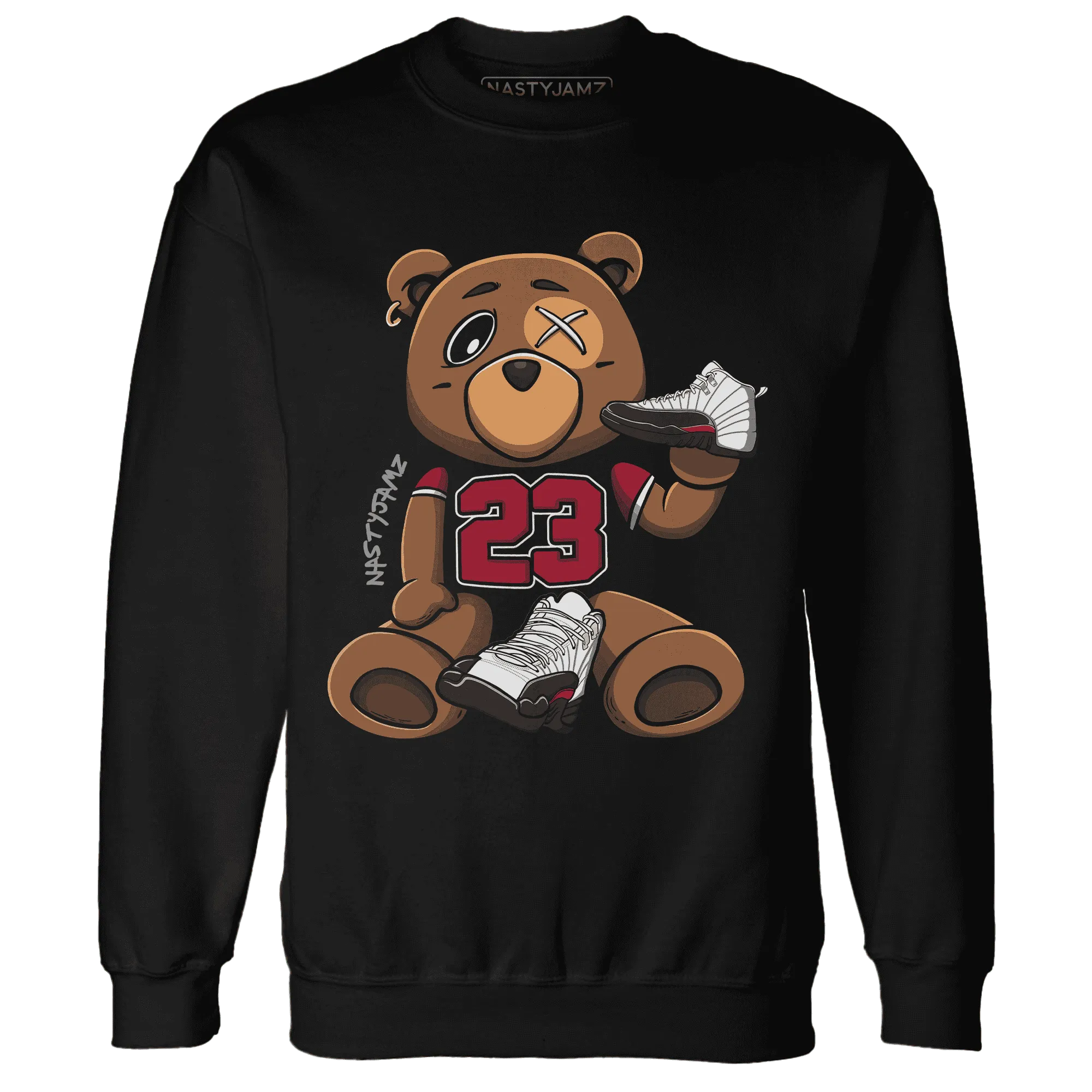 Retro-Red-Taxi-12s-Sweatshirt-Match-23-BER-Body