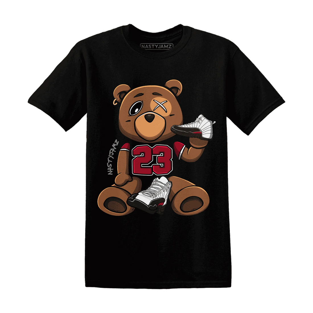 Retro-Red-Taxi-12s-T-Shirt-Match-23-BER-Body