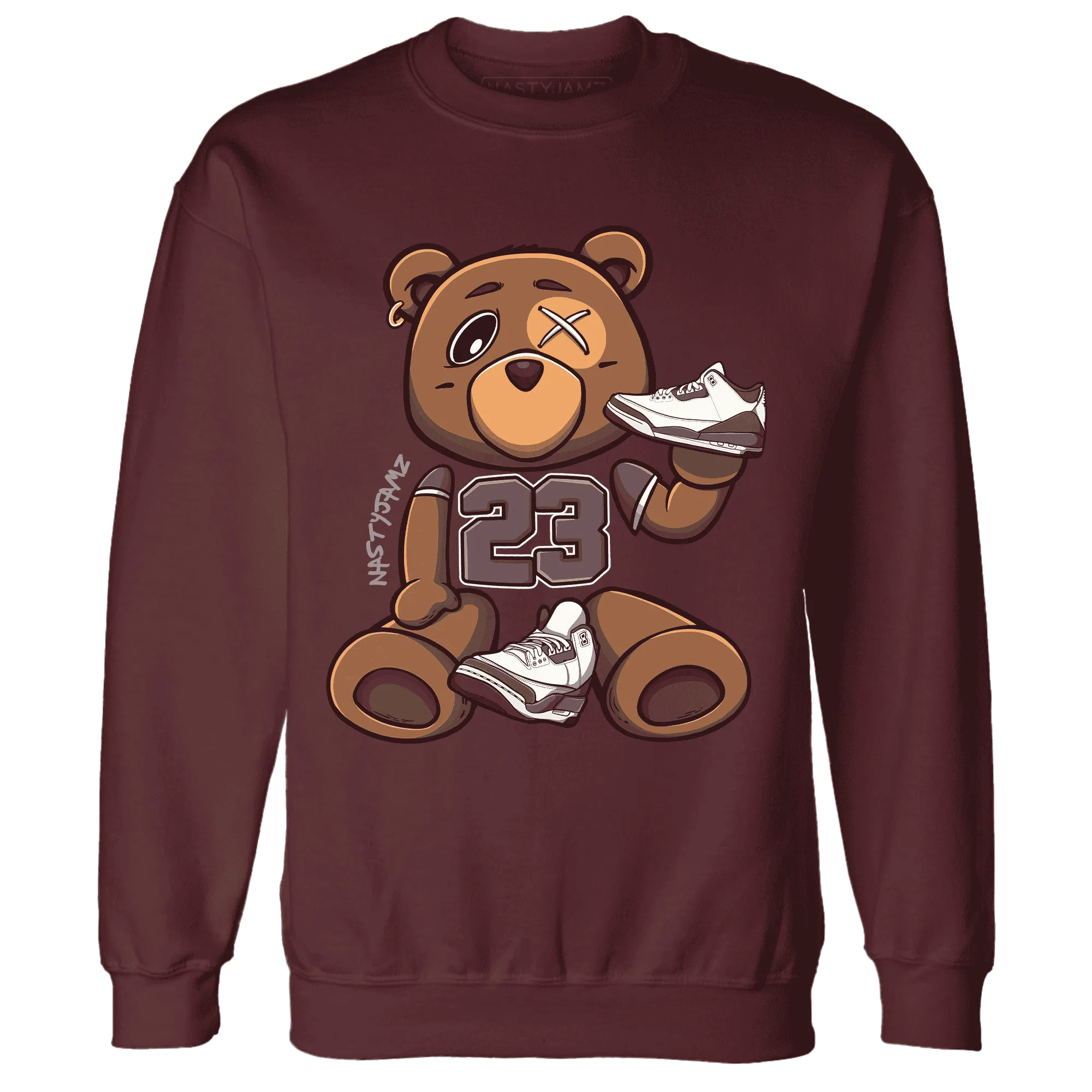 NastyJamz-Burgundy-Crush-3s-Sweatshirt-Match-23-BER-Body