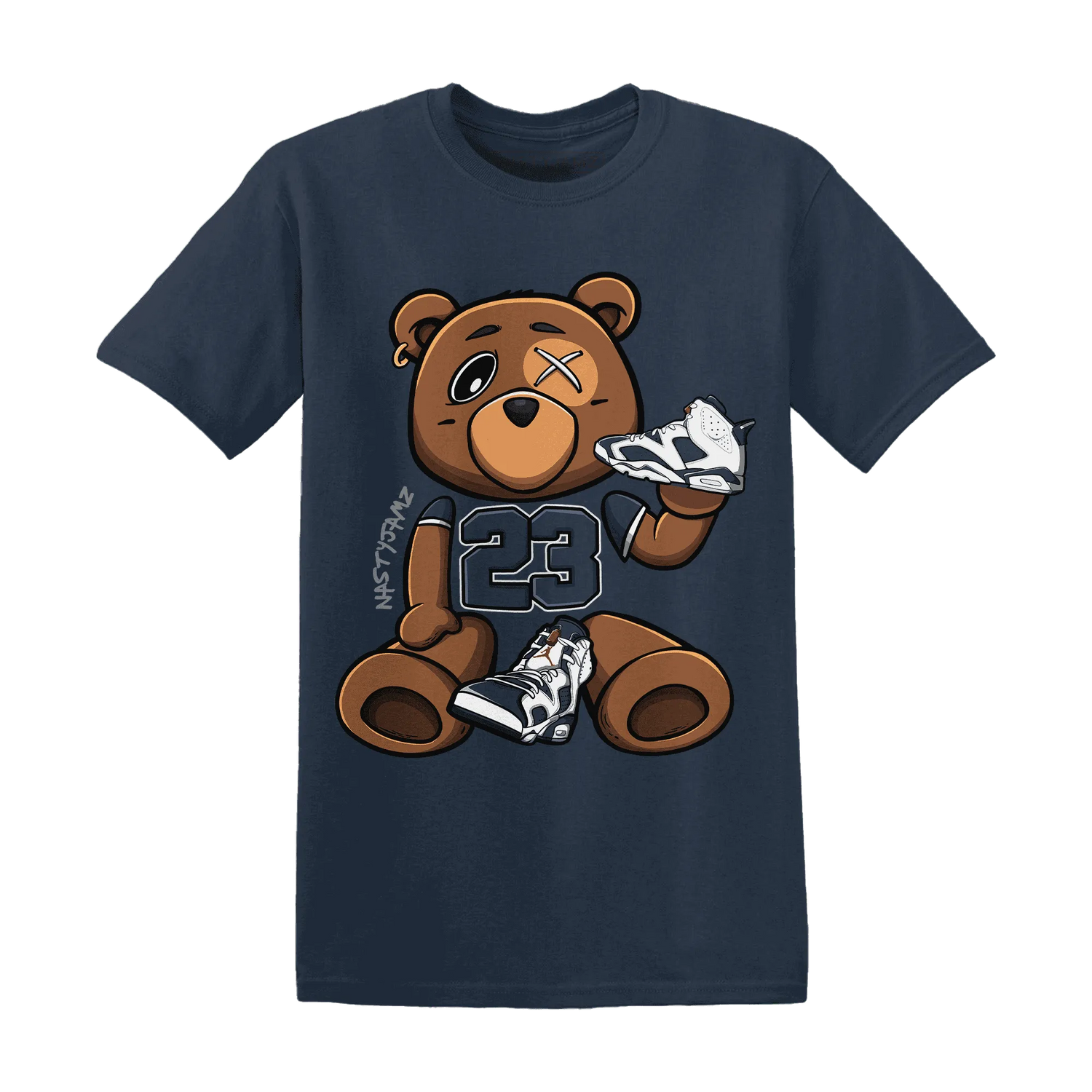 White-Navy-6s-T-Shirt-Match-23-BER-Body