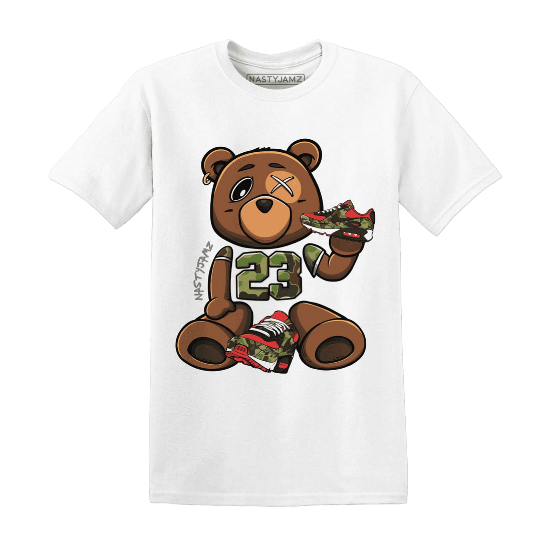 AM-90-Dark-Sage-Solar-Red-NastyJamz-T-Shirt-Match-23-BER-Body