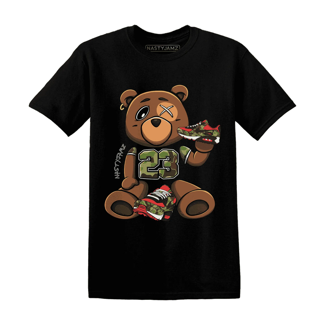 AM-90-Dark-Sage-Solar-Red-NastyJamz-T-Shirt-Match-23-BER-Body