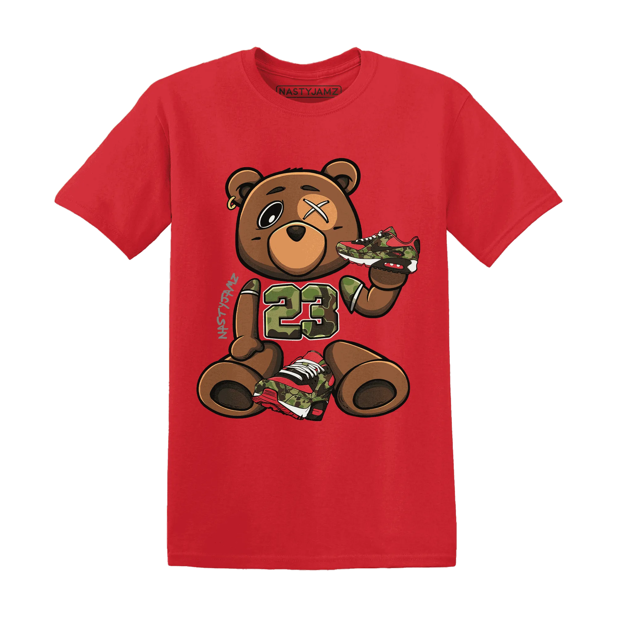 AM-90-Dark-Sage-Solar-Red-NastyJamz-T-Shirt-Match-23-BER-Body