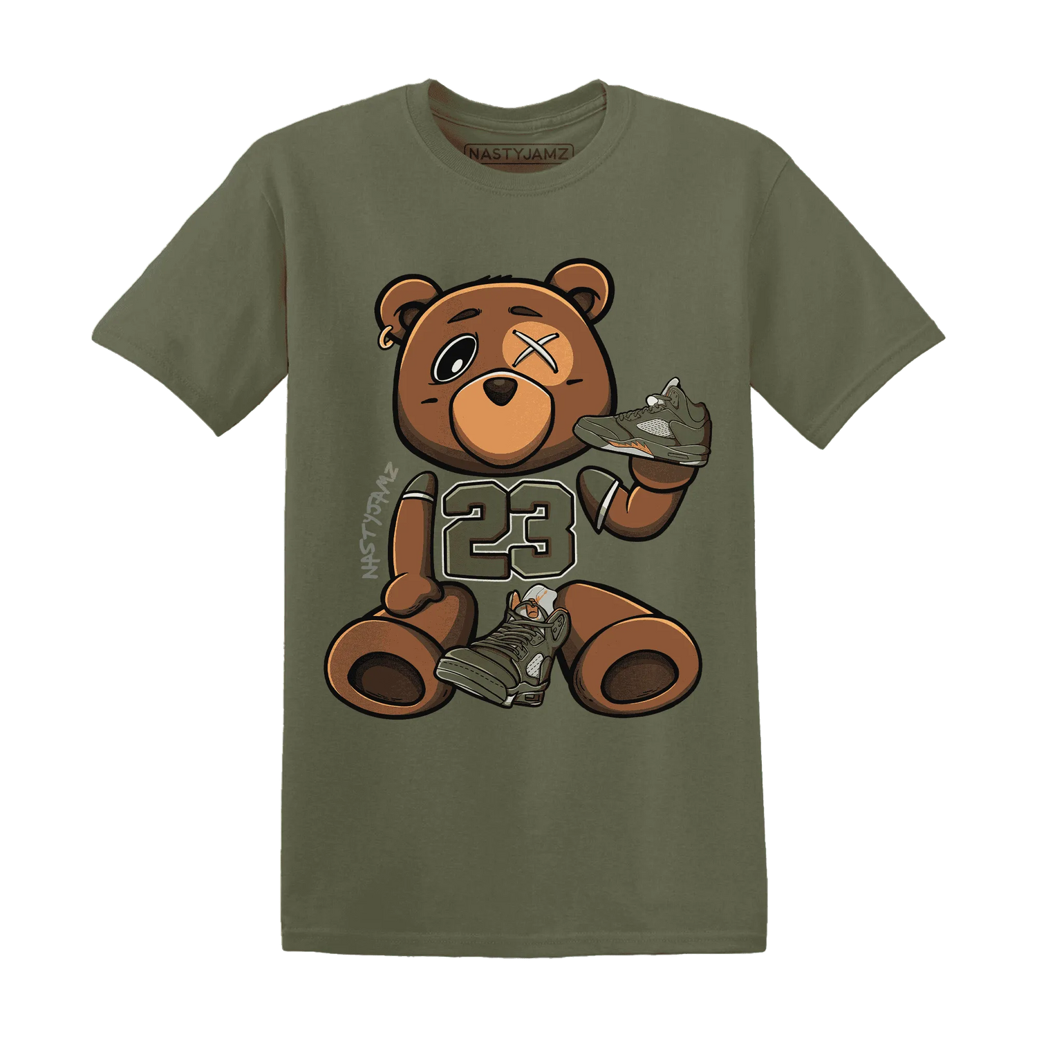 Olive-5s-T-Shirt-Match-23-BER-Body