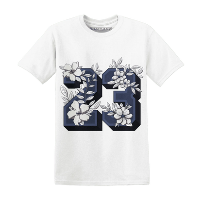 Low-Diffused-Blue-11s-T-Shirt-Match-23-Floral