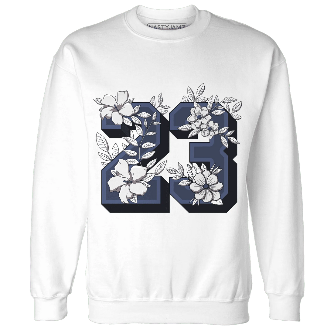 Low-Diffused-Blue-11s-Sweatshirt-Match-23-Floral