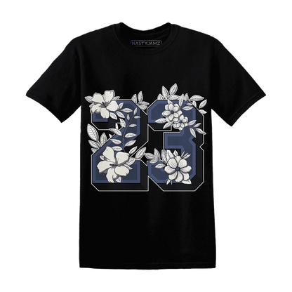Low-Diffused-Blue-11s-T-Shirt-Match-23-Floral