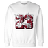 Retro Red Taxi 12s Sweatshirt Match 23 Floral - NastyJamz