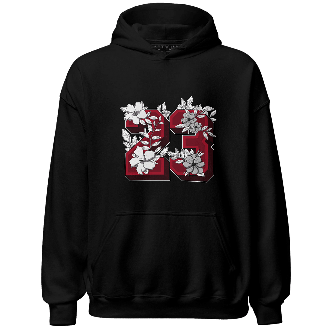 Retro Red Taxi 12s Hoodie Match 23 Floral - NastyJamz
