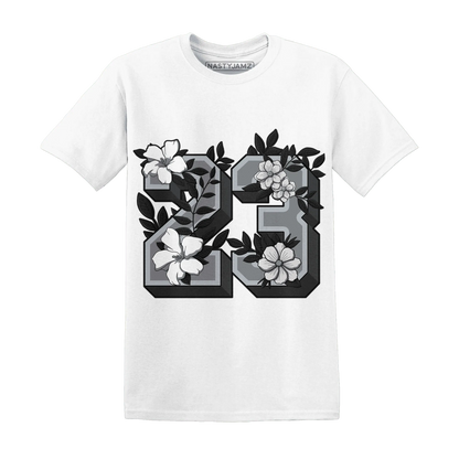 Wolf-Grey-12s-NastyJamz-T-Shirt-Match-23-Floral