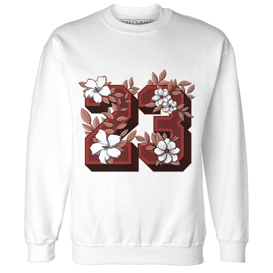 Dune Red 13s Sweatshirt Match 23 Floral - NastyJamz
