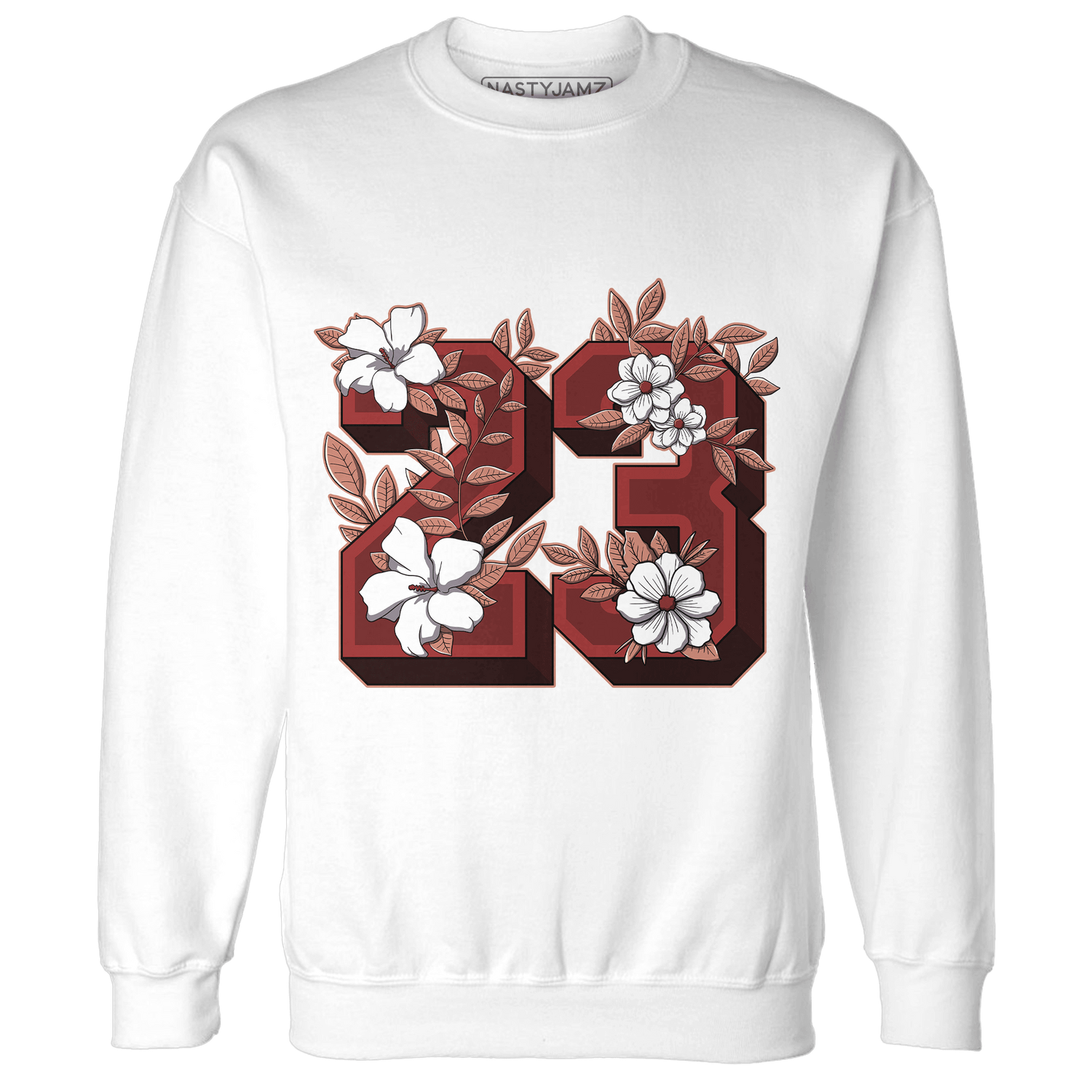 Dune Red 13s Sweatshirt Match 23 Floral - NastyJamz