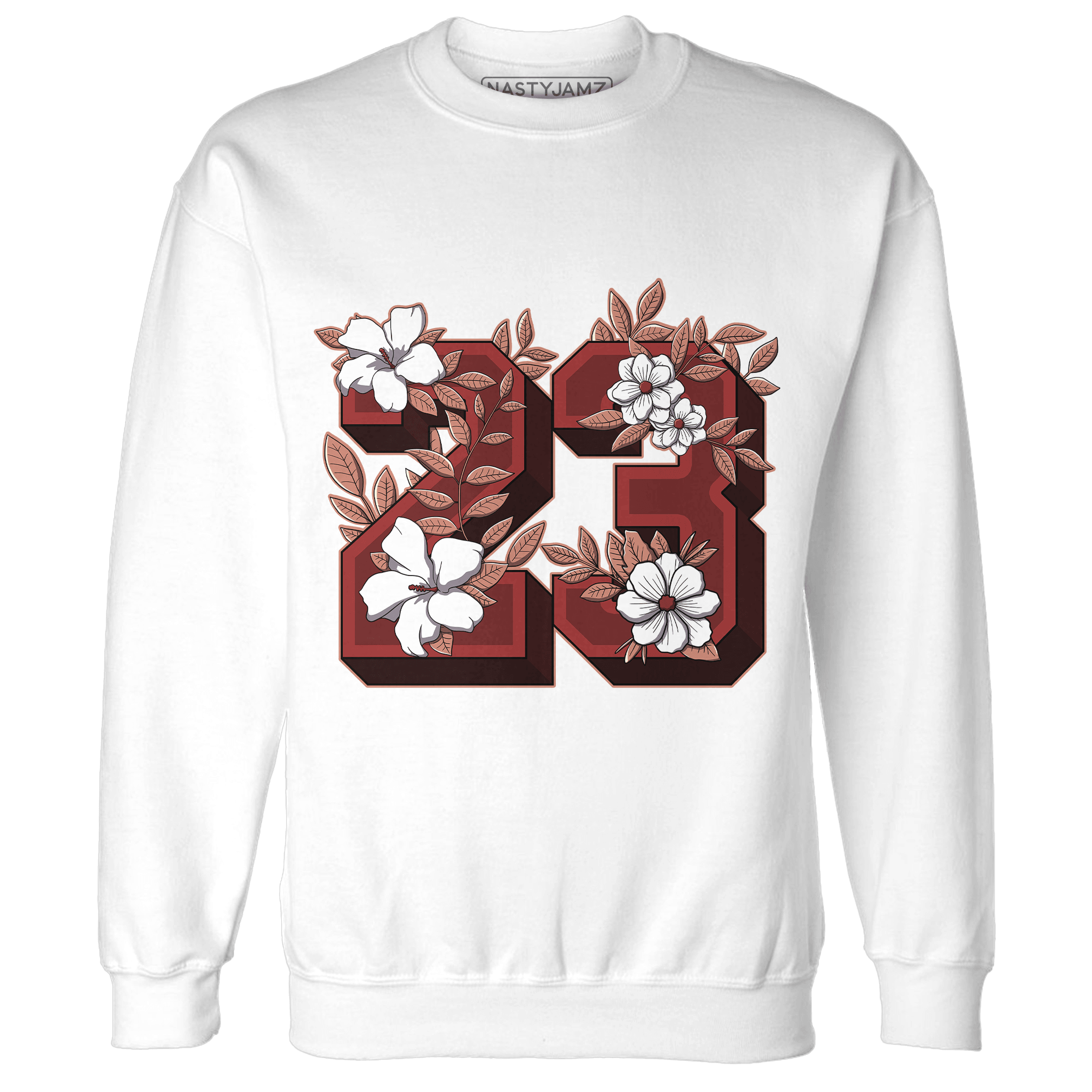 Dune Red 13s Sweatshirt Match 23 Floral - NastyJamz