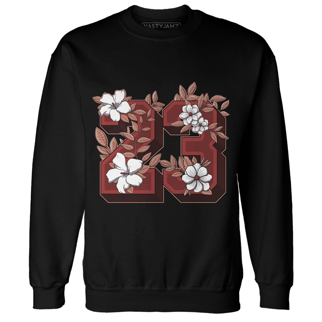 Dune Red 13s Sweatshirt Match 23 Floral - NastyJamz