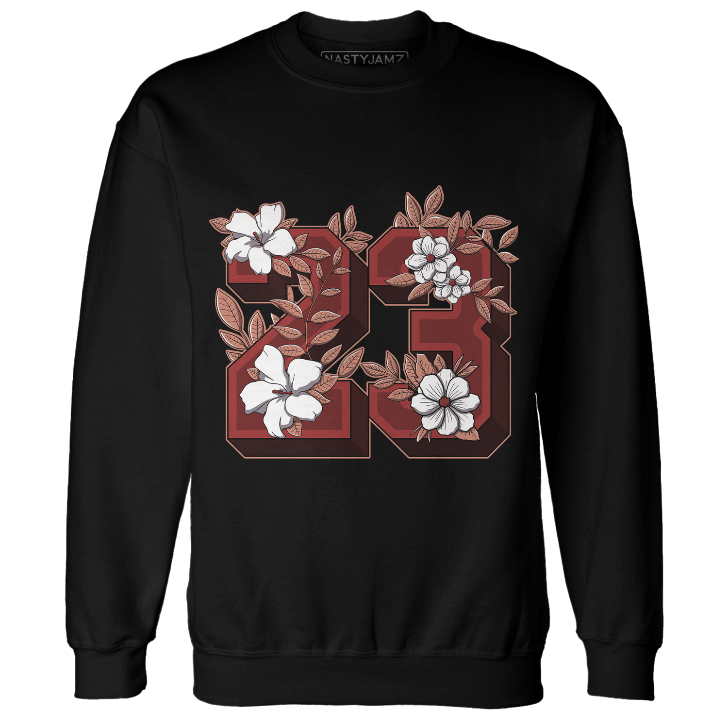 Dune Red 13s Sweatshirt Match 23 Floral - NastyJamz