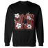 Dune Red 13s Sweatshirt Match 23 Floral - NastyJamz