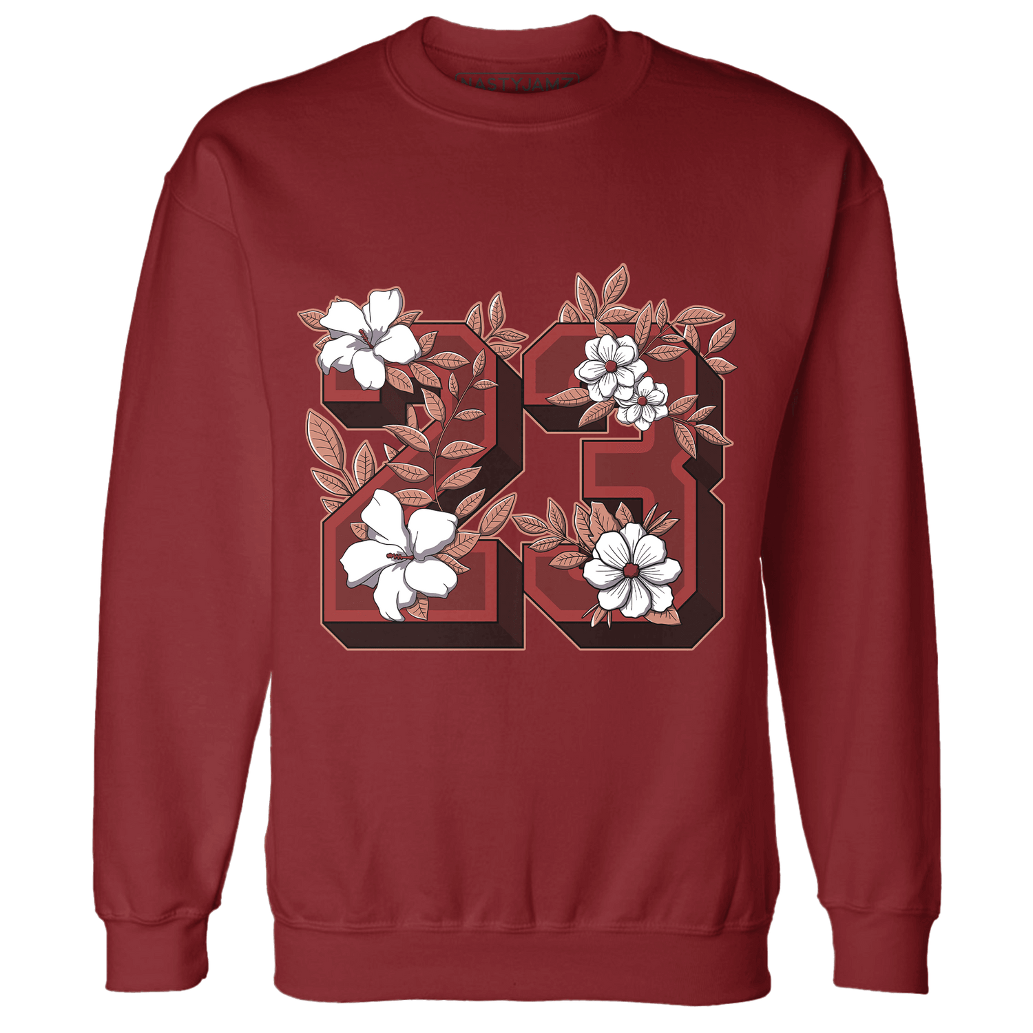 Dune Red 13s Sweatshirt Match 23 Floral - NastyJamz