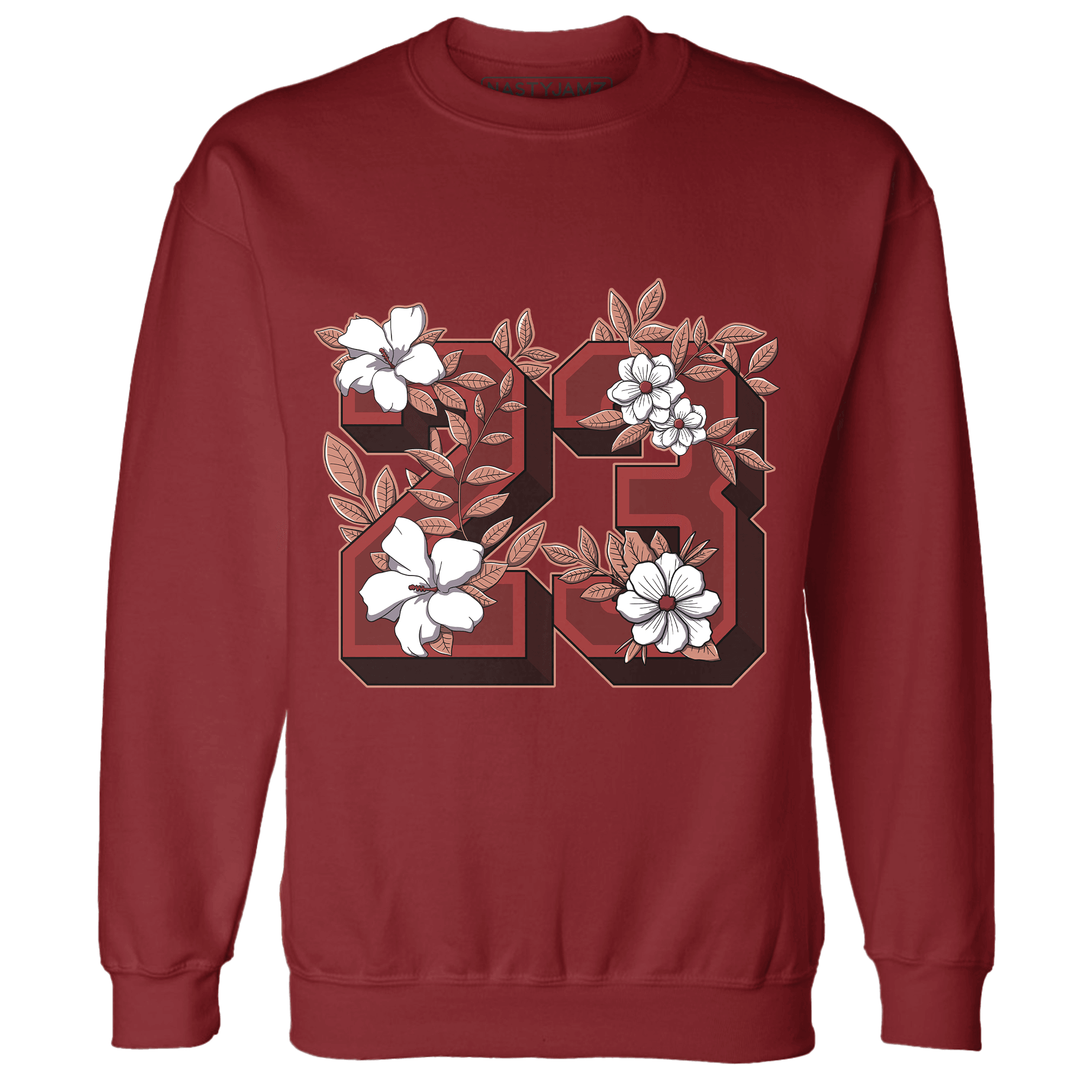 Dune Red 13s Sweatshirt Match 23 Floral - NastyJamz